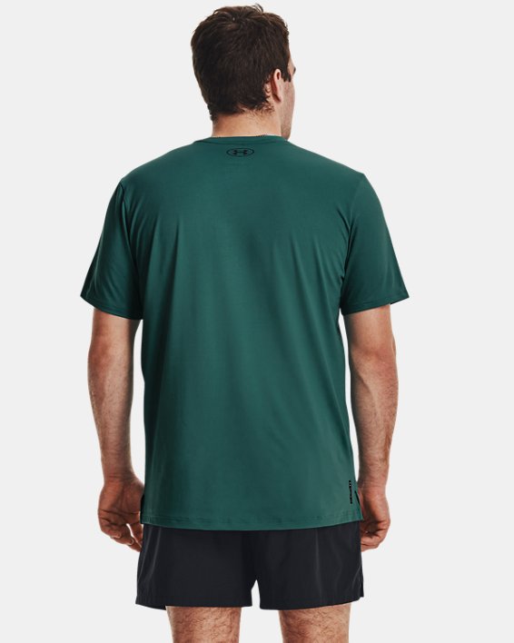 Men's UA RUSH™ Energy Short Sleeve in Green image number 1